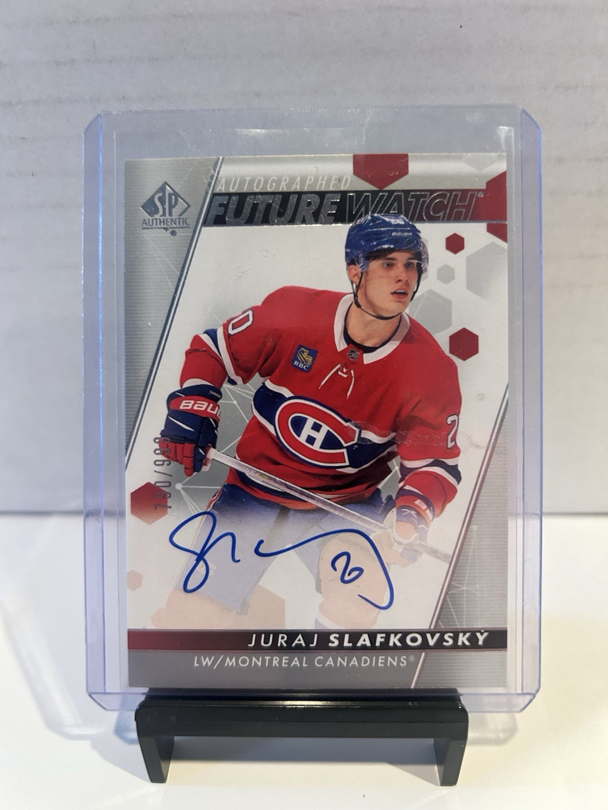 2022-23 Upper Deck Sp Authentic Juraj Slafkovsky - Future Watch Auto /999
