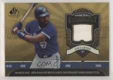 2006 SP Legendary Cuts Baseball Chronology Materials Joe Carter #BC-JC s7f