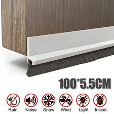 Brush Seal Door Seal 1M Door Gate Bottom Brush Sealing Easy Install Multipurpose