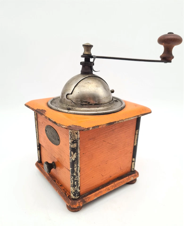 Moulin à Café Peugeot Frères - Bois orange - collection - J13 - Photo 1/4