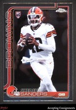 2025 Topps Chrome #315 Shedeur Sanders RC ROOKIE CLEVELAND BROWNS