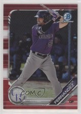 2019 Bowman Draft Chrome Red Refractor 4/5 Vince Fernandez #BDC-137 w5p