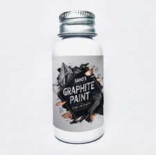 Graphite Conductive Paint for Electroforming and Electroplating 1oz/30ml