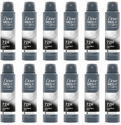 12x Dove Men + Care Deodortant Invisible Dry Spray Advanced Care,150ml (12er P)