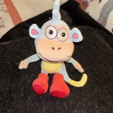 TY Beanie Babies Boots Monkey Dora The Explorer Beanbag Plush Stuffed Animal 7" 