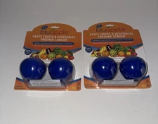 Bluapple Produce Freshness Saver Balls Extend Life Fruits Vegetables 2 Packages