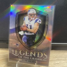 2026 Topps Chrome JULIAN EDELMAN LEGENDS OF THE GAME REFRACTOR