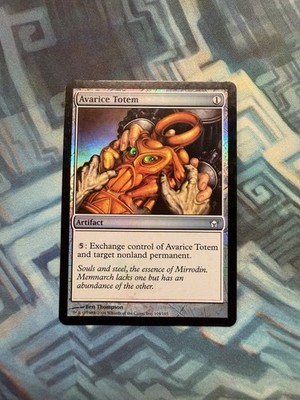 MTG Foil Avarice Totem EX/LP Fifth Dawn