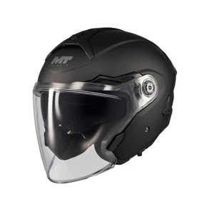 MT Cosmo SV Pure Open-Face Motorcycle Helmet A1 Matt Black