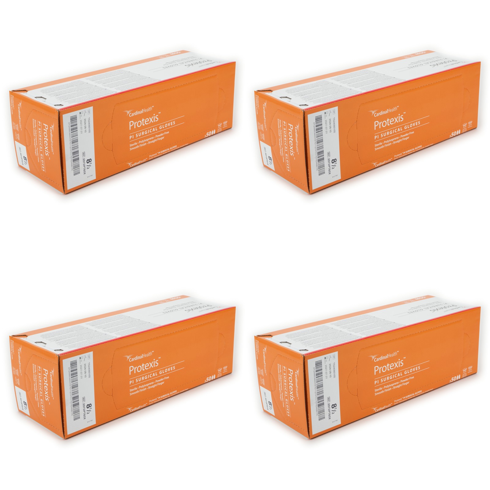 Protexis PI Surgical Gloves, Size 8 ½, 200 Count, 2027 Exp, Cardinal Health
