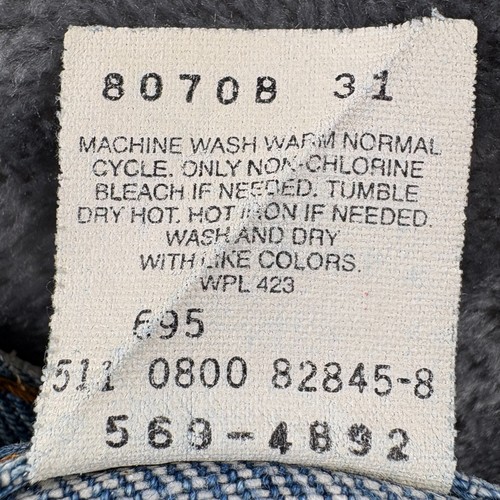 Vintage Levi’s 569 Loose Straight Fit Jeans W36 L32 Made in USA 90s Y2K Denim - Picture 7 of 11