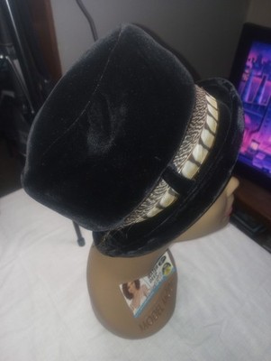 Vintage red velvet bucket hat Gene Doris Union made Bucket Red Vintage Hats for Women for sale | eBay main image 3