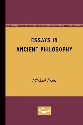 Essays in Ancient Philosophy Michael Frede Taschenbuch Englisch 1987