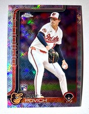 2025 Topps Chrome Logofractor Cade Povich RC 140