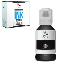 CMYi 1-Pack Compatible T532 Black Ink Bottle for Epson EcoTank ET-M1170 ET-M2170