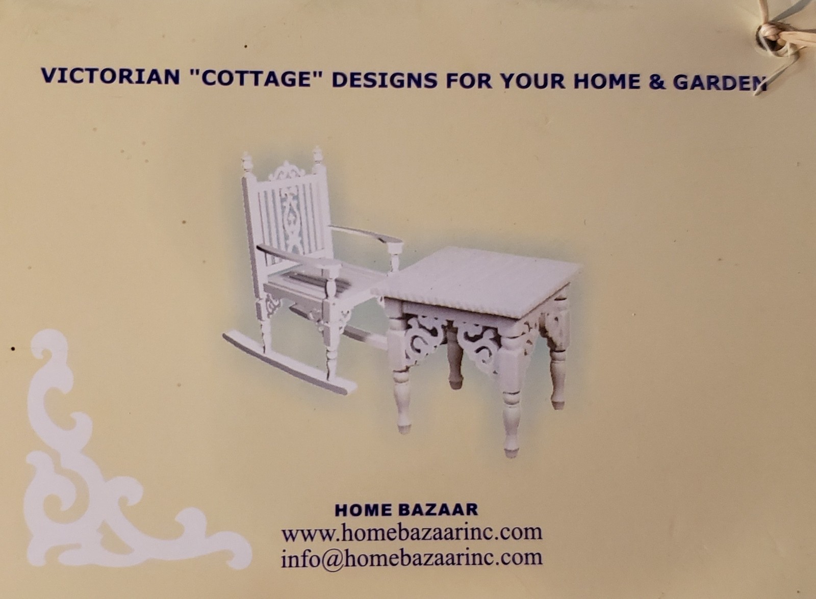 Home Bazaar Architectural Bird House Blue White Finches Aviary