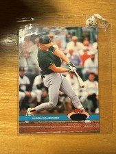 1991 Topps Stadium Club Mark McGwire #399 Missing Foil RARE
