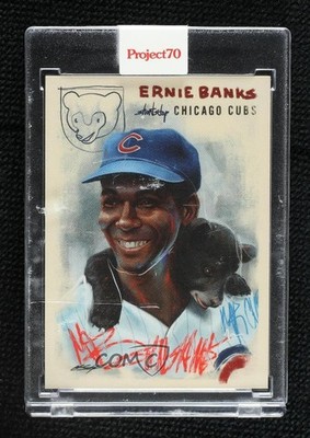 2021 Topps Project 70 Online Exclusive /1633 Ernie Banks Chuck Styles HOF xg7