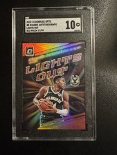 2023-24 Panini Donruss Optic - Lights Out Giannis Antetokounmpo #8 SGC 10 /99