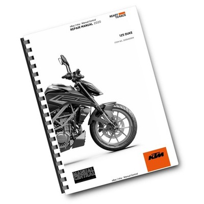 KTM 2020 - 125 DUKE - SERVICE WERKSTATT REPARATURANLEITUNG NACHDRUCK