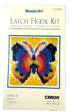 Latch Hook Kit 4804 Caron "Papillon" Mariposa Butterfly 12"x 12" New