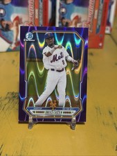 2026 Bowman Baseball Elian Pena Prospect Purple Wave Refractor /250 BCP-91 Mets 