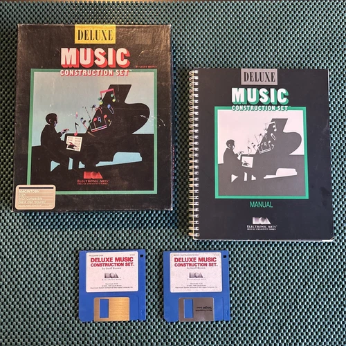 Deluxe Music Construction Set By Geoff Brown (1986) Macintosh 512K MIDI Complete