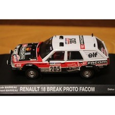 Norev 1/43 Renault 18 Break Facom 1985 Paris-Dakar 205