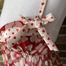 Victoria&rsquo;s Secret Sexy Little Things Heart Print Babydoll Top Size 34B Lingerie