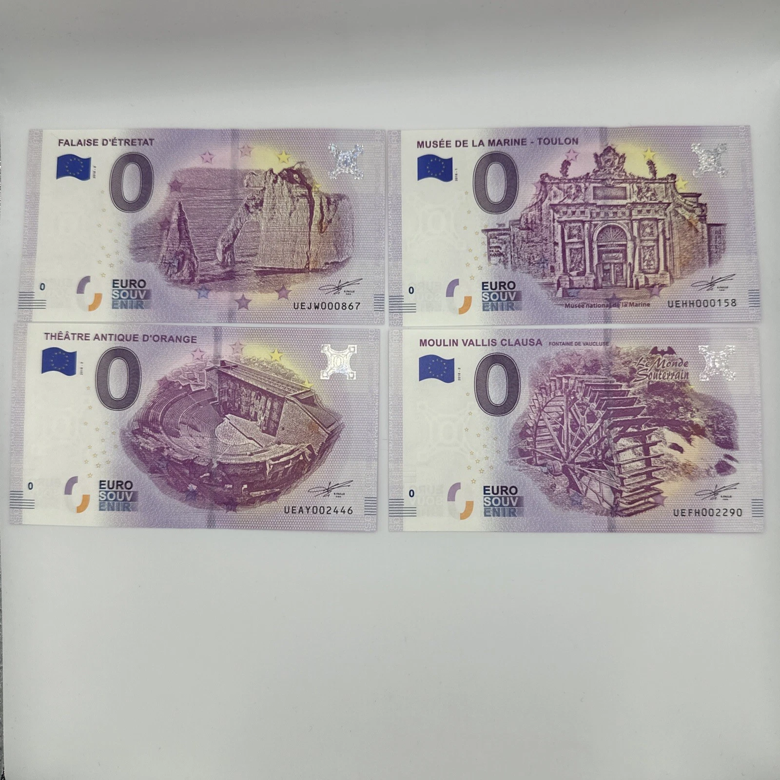 Billet  Zéro 0 € Euro Touristique / Souvenir  2018