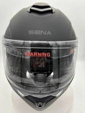 Sena Outrush R Matte Black Modular  Flip-up Motorcycle Helmet Size XL