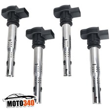4x Zündspule für Audi A1 A3 A4 B7 A5 A6 Q3 Q5 VW Passat 3C Golf 5 6 Tiguan 5N