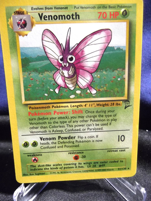 Venomoth #31 (Base Set 2)