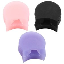 Bonsicoky 3 Pcs Silicone Clarinet Thumb Rest Cushion, 3 Pcs, 3 Colors