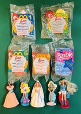 McDonalds Barbie Dolls of the World Happy Meal Toys Sealed plus Extras Lot of 10