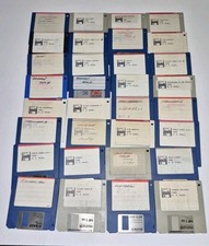 5.25" floppy disk lot Of diskette Games, Etc. Partially Tested Atari