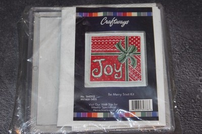 Craftways Be Merry Trivit Kit, NEW, 560315,Cross Stitch, Herrschners