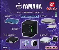 Network Equipment Miniature Collection YAMAHA Complete 5 Types set Capsule Toy