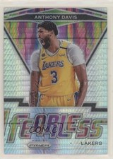2020-21 Panini Prizm Fearless Hyper Prizm Anthony Davis #14 4l3