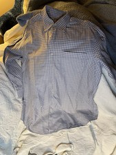Peter Millar Dress Shirt Men's Large, 100 Cotton Long Sleeve Button Up