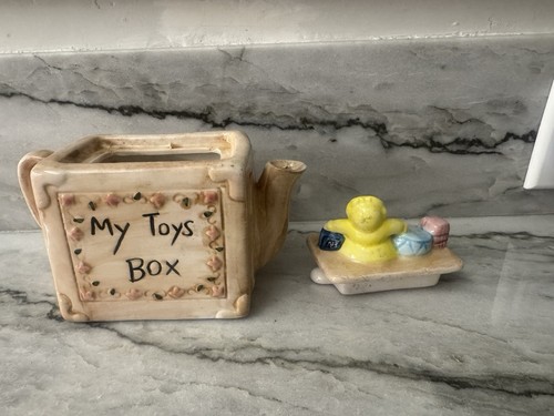 Vintage My Toy Box Novelty Ceramic Decorative Teapot - Picture 5 of 10