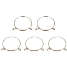 Fuel Line Hose Clips, 5Pcs 70mm 304 Stainless Steel Tubing Spring Clamps Zinc