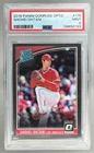 139650133 Shohei Ohtani 2018 Panini Donruss Optic #176 RC Rated Rookie PSA 9