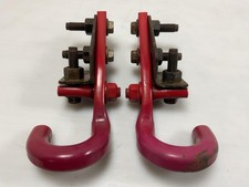 Jeep Jk Wrangler Oem Rubicon Hardrock Rear Red Tow Hooks Pair 2013-2017 002783