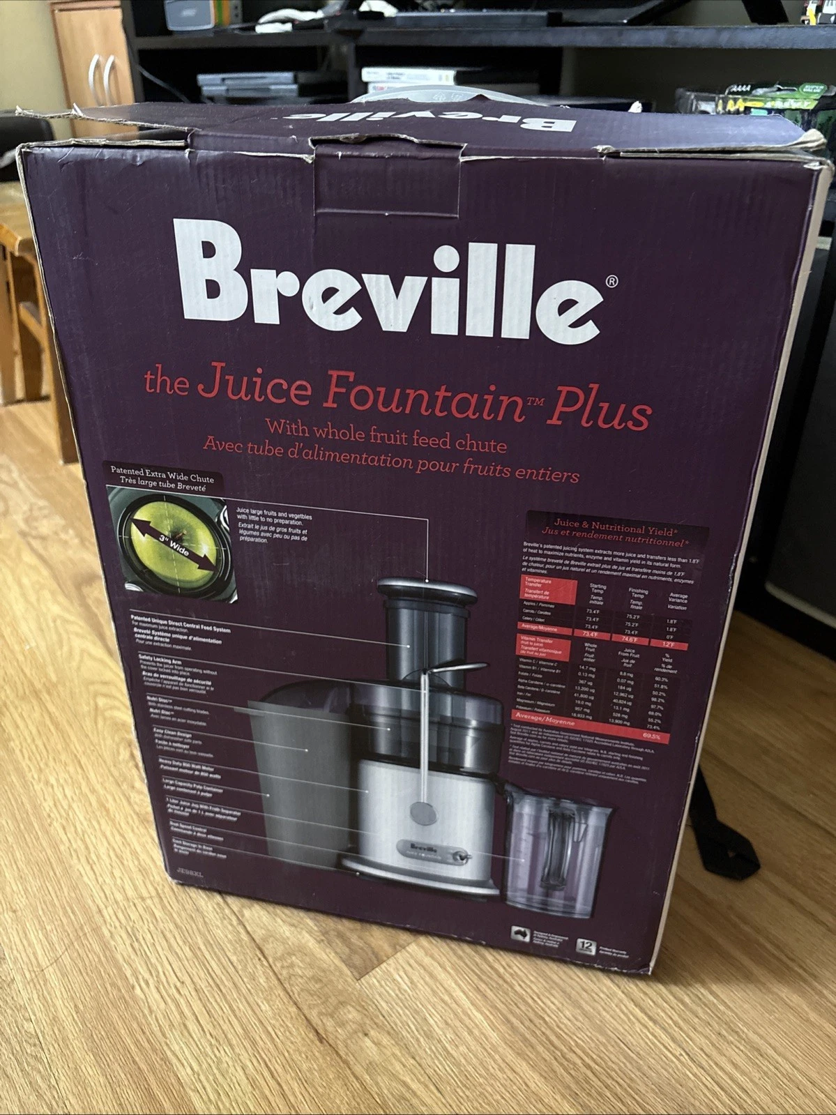 Breville JE98XL The Juice Fountain Extractor 850 W
