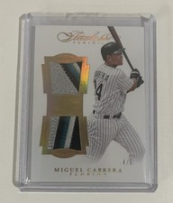 Miguel Cabrera 2017 Panini Flawless 4/5 Florida Marlins Venezuela