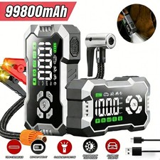99800mAh Car Jump Starter with Air Compressor Battery Jumper Box Charger Booster