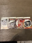 Xbox 360 Guitar Hero Lot of 4 Tested Working Disc & GH2 GH3 Aerosmith World Tour