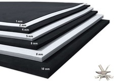 EVA Foam Sheets Black 2mm 14x39 Inch High Density 85kg/m3 Cosplay Crafting