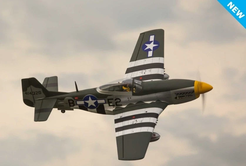 Hanger 9 P-51D Mustang 20cc ARF, 69.5 HAN2820B - Image 3 of 4
